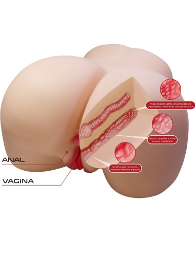CRAZY BULL - JULIA REALISTIC FEMALE BUTT VAGINA AND ANAL 11 KG