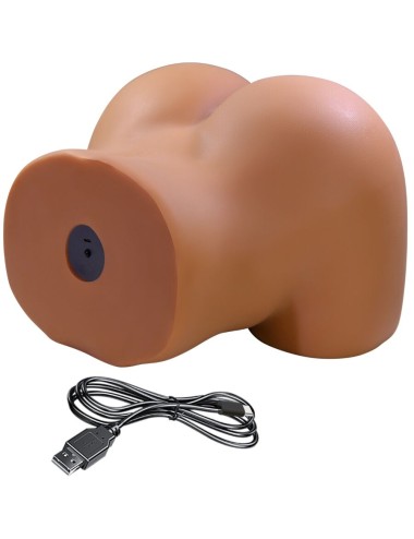 CRAZY BULL - WENDY REALISTIC FEMALE BUTT VIBRATOR AND SUCKER WITH SOUND 11 KG