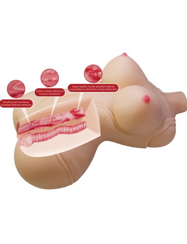 CRAZY BULL - DIANA REALISTIC FEMALE TORSO VAGINA AND ANAL 5 KG