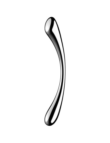 SATISFYER - COSMIC CREST 1 STAINLESS STEEL DOUBLE-ENDED DILDO