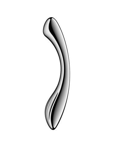 SATISFYER - PURE GRAVITY 1 STAINLESS STEEL DOUBLE-ENDED DILDO