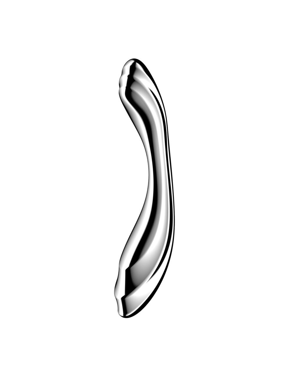 SATISFYER - PURE GRAVITY 2 STAINLESS STEEL DOUBLE-ENDED DILDO