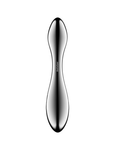 SATISFYER - PURE GRAVITY 3 STAINLESS STEEL DOUBLE-ENDED DILDO