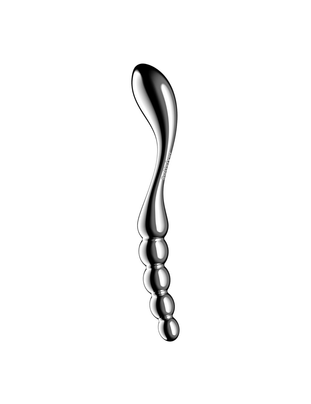 SATISFYER - STAR FORCE 1 STAINLESS STEEL DOUBLE-ENDED DILDO