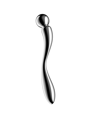 SATISFYER - STAR FORCE 2 STAINLESS STEEL DOUBLE-ENDED DILDO