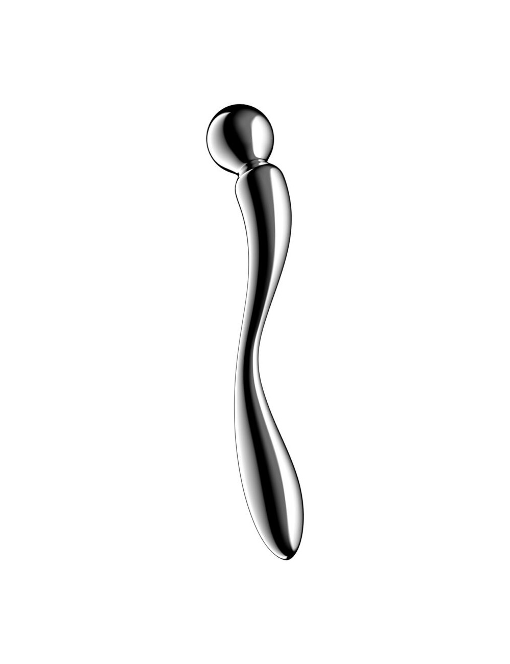 SATISFYER - STAR FORCE 2 STAINLESS STEEL DOUBLE-ENDED DILDO