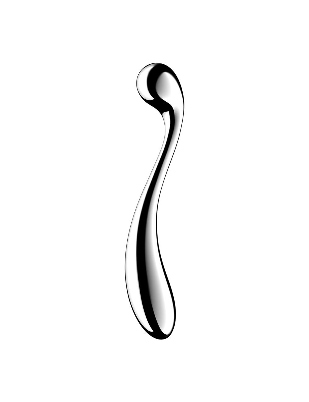 SATISFYER - STAR FORCE 4 STAINLESS STEEL DOUBLE-ENDED DILDO