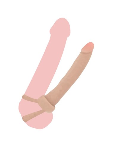 GET REAL - DOUBLE TROUBLE SILICONE ANAL PENETRATOR 16 CM