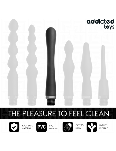 ADDICTED TOYS - ANAL CLEANER WITH UNIVERSAL ADAPTER MODEL 4