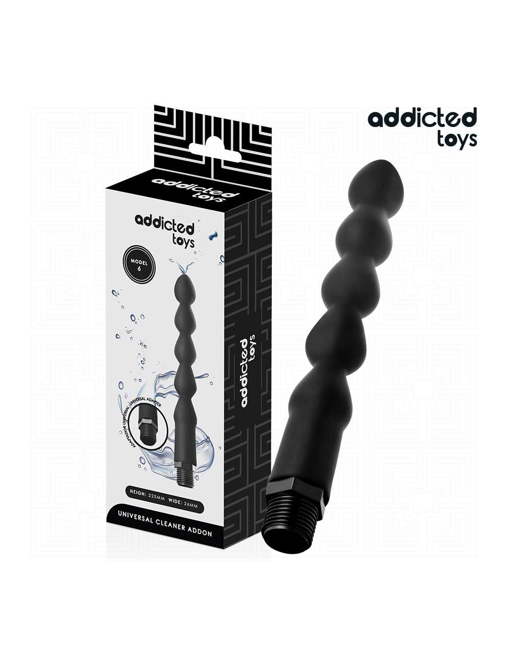 ADDICTED TOYS - ANAL CLEANER WITH UNIVERSAL ADAPTER MODEL 6