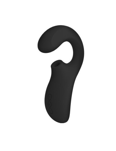 LELO - ENIGMA DOUBLE SUCTION STIMULATION MASSAGER BLACK