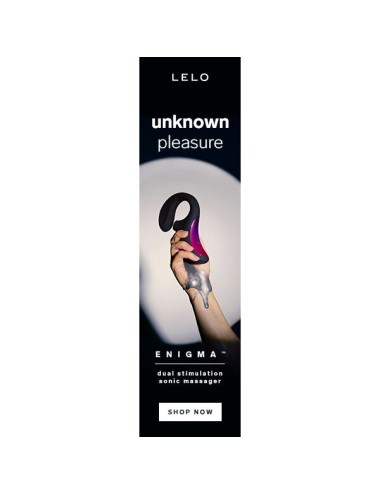 LELO - ENIGMA DOUBLE SUCTION STIMULATION MASSAGER BLACK