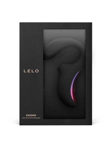 LELO - ENIGMA DOUBLE SUCTION STIMULATION MASSAGER BLACK