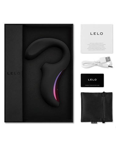 LELO - ENIGMA DOUBLE SUCTION STIMULATION MASSAGER BLACK