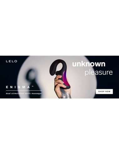 LELO - ENIGMA DOUBLE SUCTION STIMULATION MASSAGER BLACK