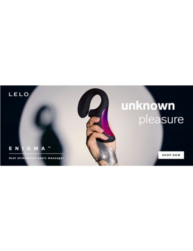 LELO - ENIGMA DOUBLE SUCTION STIMULATION MASSAGER BLACK