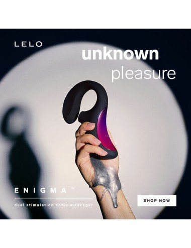 LELO - ENIGMA DOUBLE SUCTION STIMULATION MASSAGER BLACK