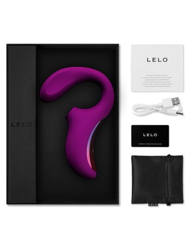 LELO - ENIGMA DOUBLE SUCTION STIMULATION PURPLE MASSAGER