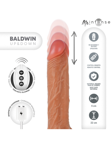 MR INTENSE - BALDWIN REALISTIC PENIS REMOTE CONTROL 22 CM -O- 4 CM