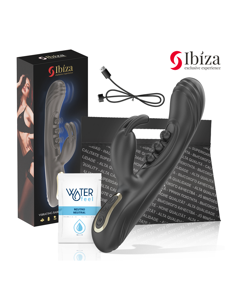 IBIZA - VIBRATING RABBIT WITH PULSATION