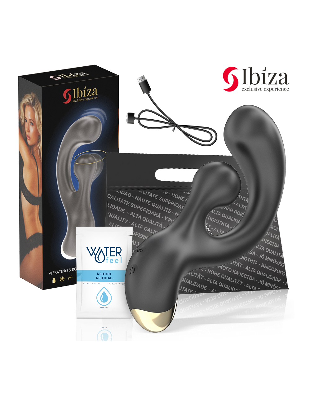 IBIZA - VIBRATING & ROTATING STIMULATOR