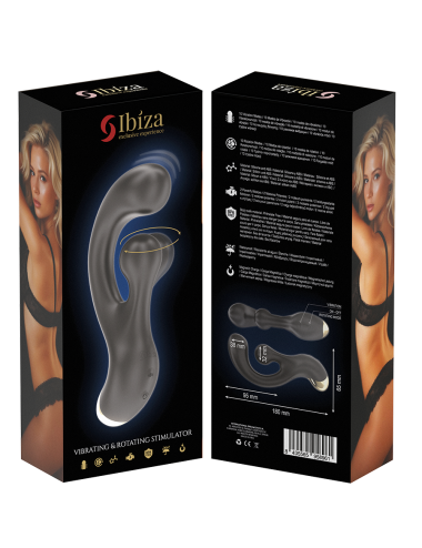 IBIZA - VIBRATING & ROTATING STIMULATOR