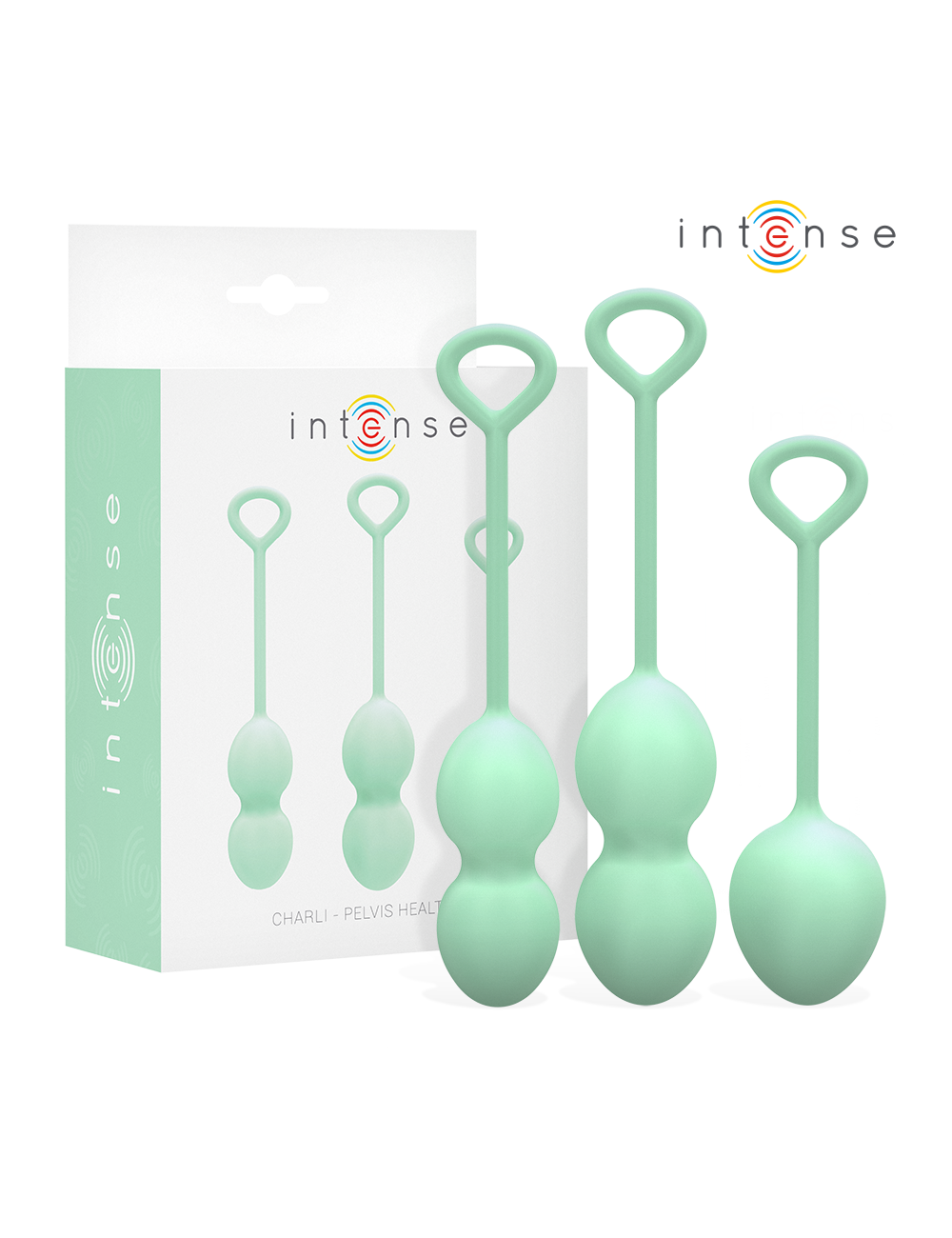 INTENSE - CHARLI KEGEL BALL KIT LIGHT JADE GREEN