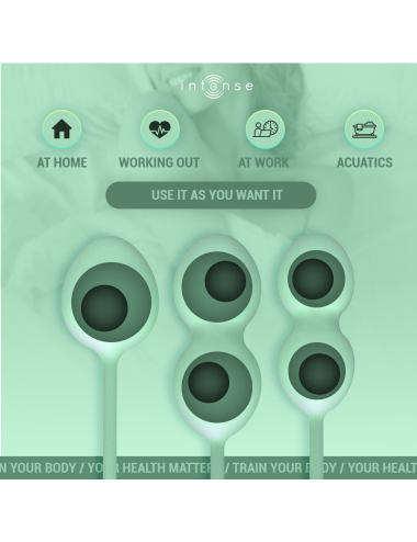 INTENSE - CHARLI KEGEL BALL KIT LIGHT JADE GREEN