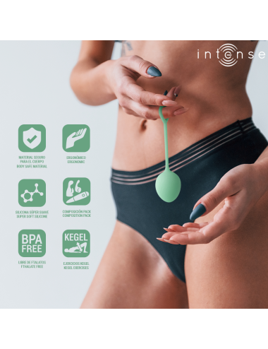 INTENSE - CHARLI KEGEL BALL KIT LIGHT JADE GREEN