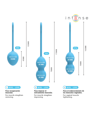 INTENSE - CHARLI KEGEL BALL KIT OCEAN BLUE