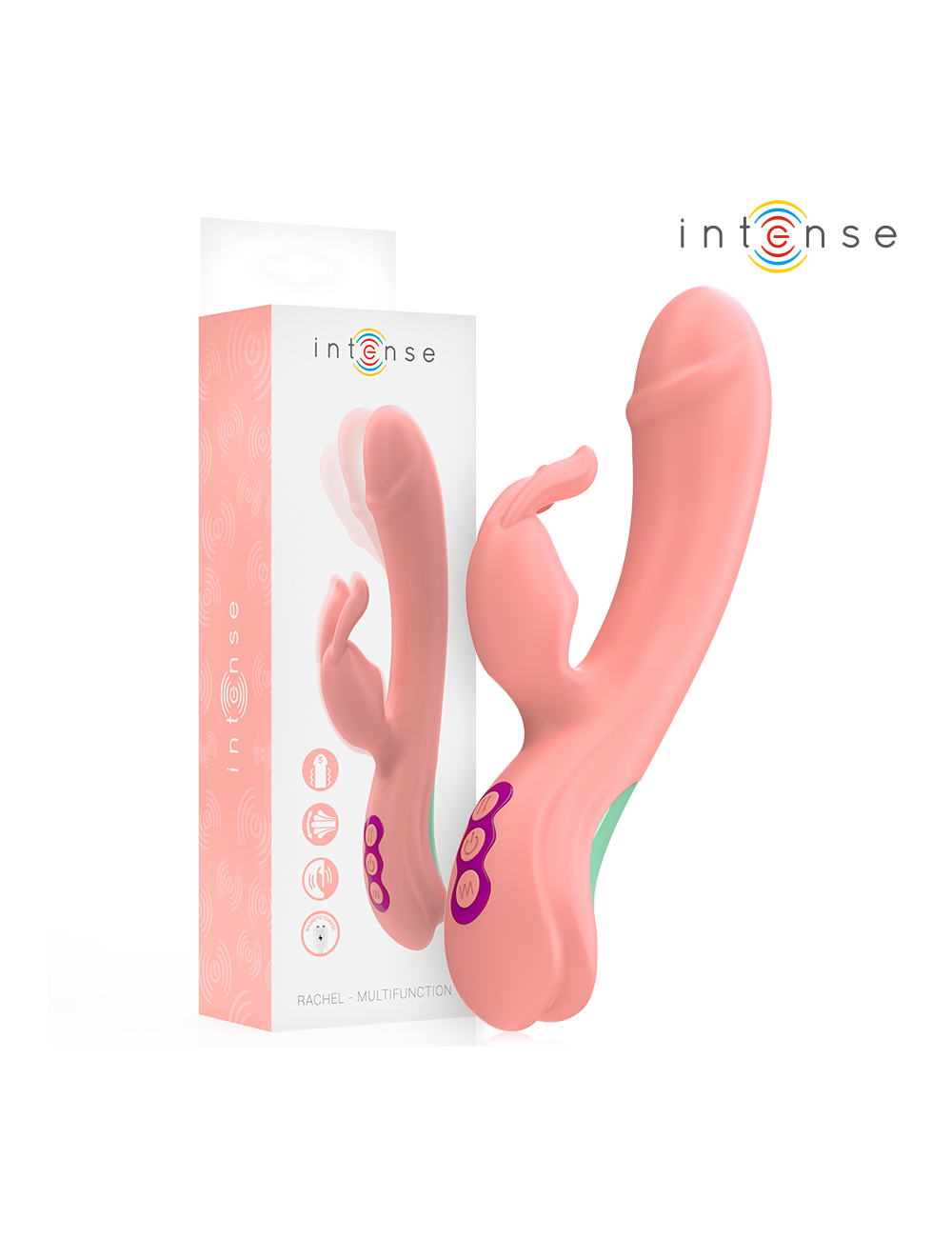 INTENSE - RACHEL RABBIT VIBRATOR 5 VIBRATIONS PINK