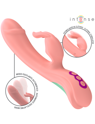 INTENSE - RACHEL RABBIT VIBRATOR 5 VIBRATIONS PINK