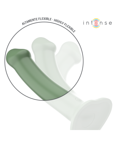 INTENSE - BECCA VIBRATOR WITH SUCTION CUP 10 VIBRATIONS GREEN REMOTE CONTROL