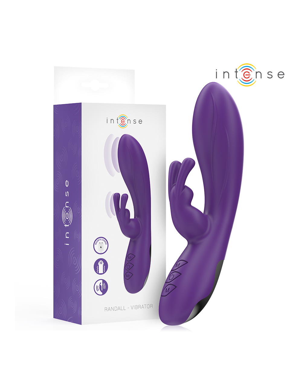 INTENSE - RANDALL RABBIT VIBRATOR 10 VIBRATIONS PURPLE