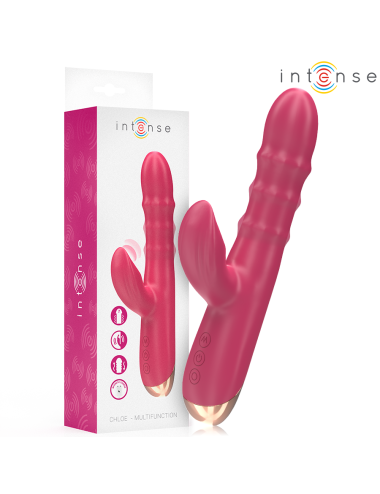 INTENSE - CHLOE MULTIFUNCTION VIBRATOR 3 IN 1 RED