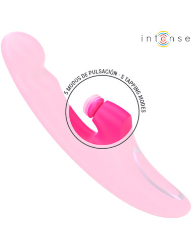 INTENSE - EMI VIBRATOR 13.5 CM MULTIFUNCTION 3 IN 1 10 VIBRATIONS PINK