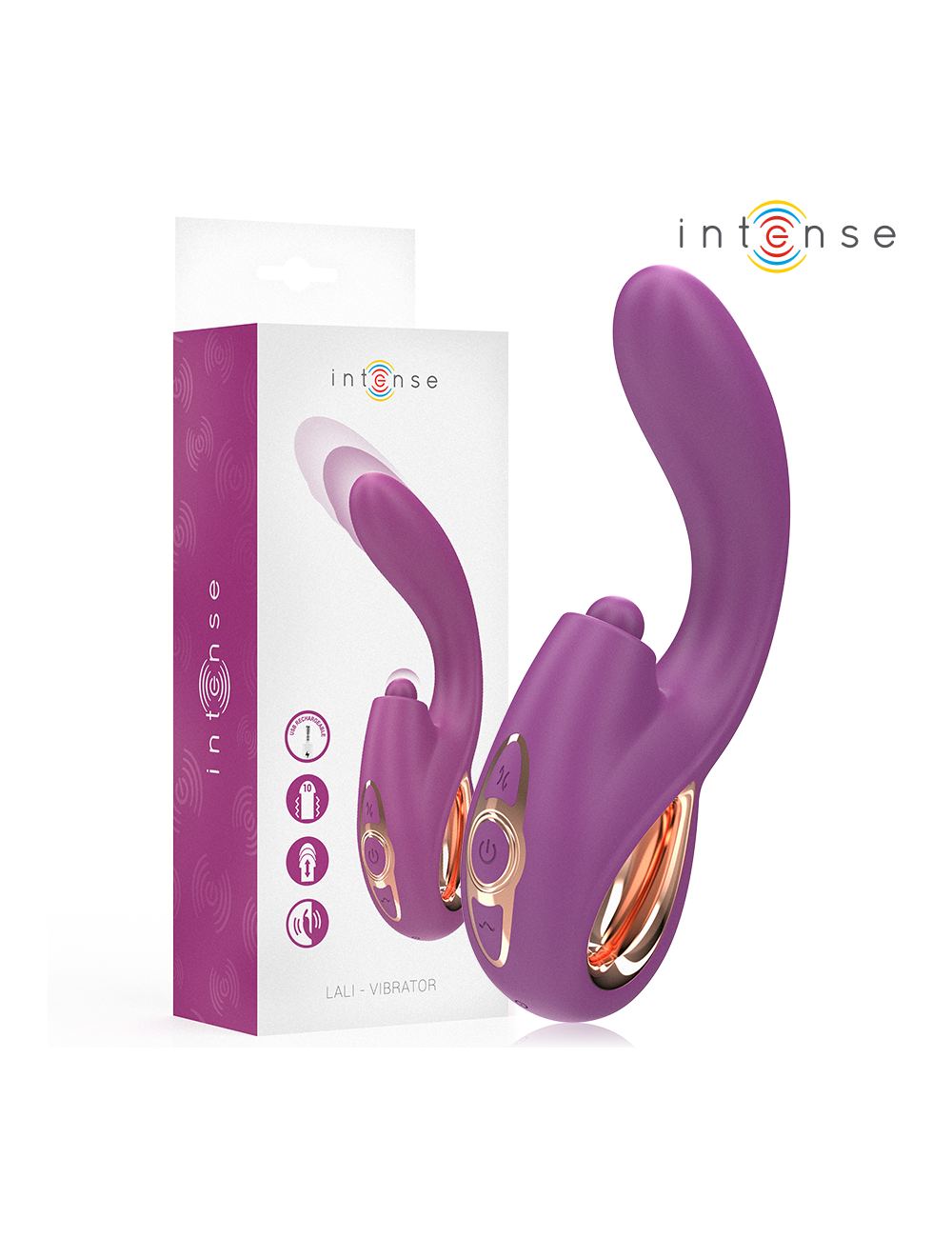 INTENSE - LALI MULTIFUNCTION G-SPOT VIBRATOR TAPPING & THRUST & VIBRATION PURPLE