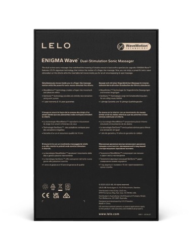 LELO - ENIGMA WAVE TRIPLE VIBRATION MASSAGER CYBER PURPLE