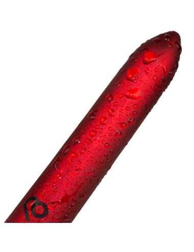 ROCKS-OFF - RECHARGEABLE VIBRATING BULLET POPPY RED