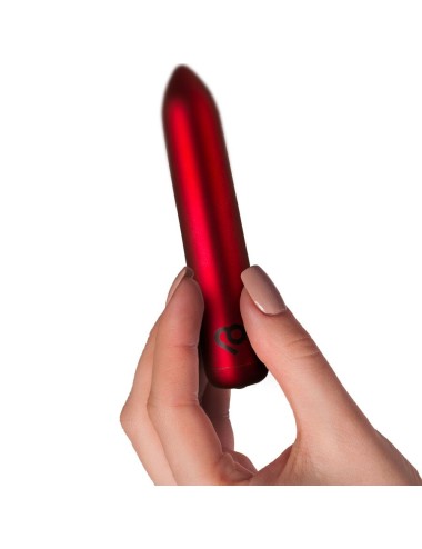 ROCKS-OFF - RECHARGEABLE VIBRATING BULLET POPPY RED