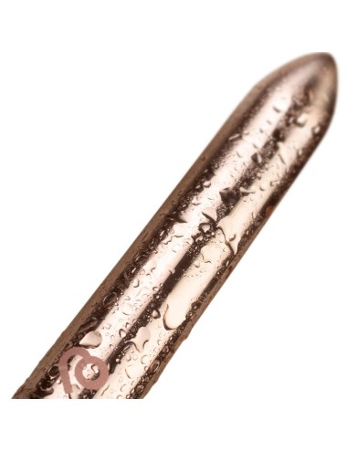 ROCKS-OFF - RECHARGEABLE VIBRATING BULLET GOLDEN ROSE