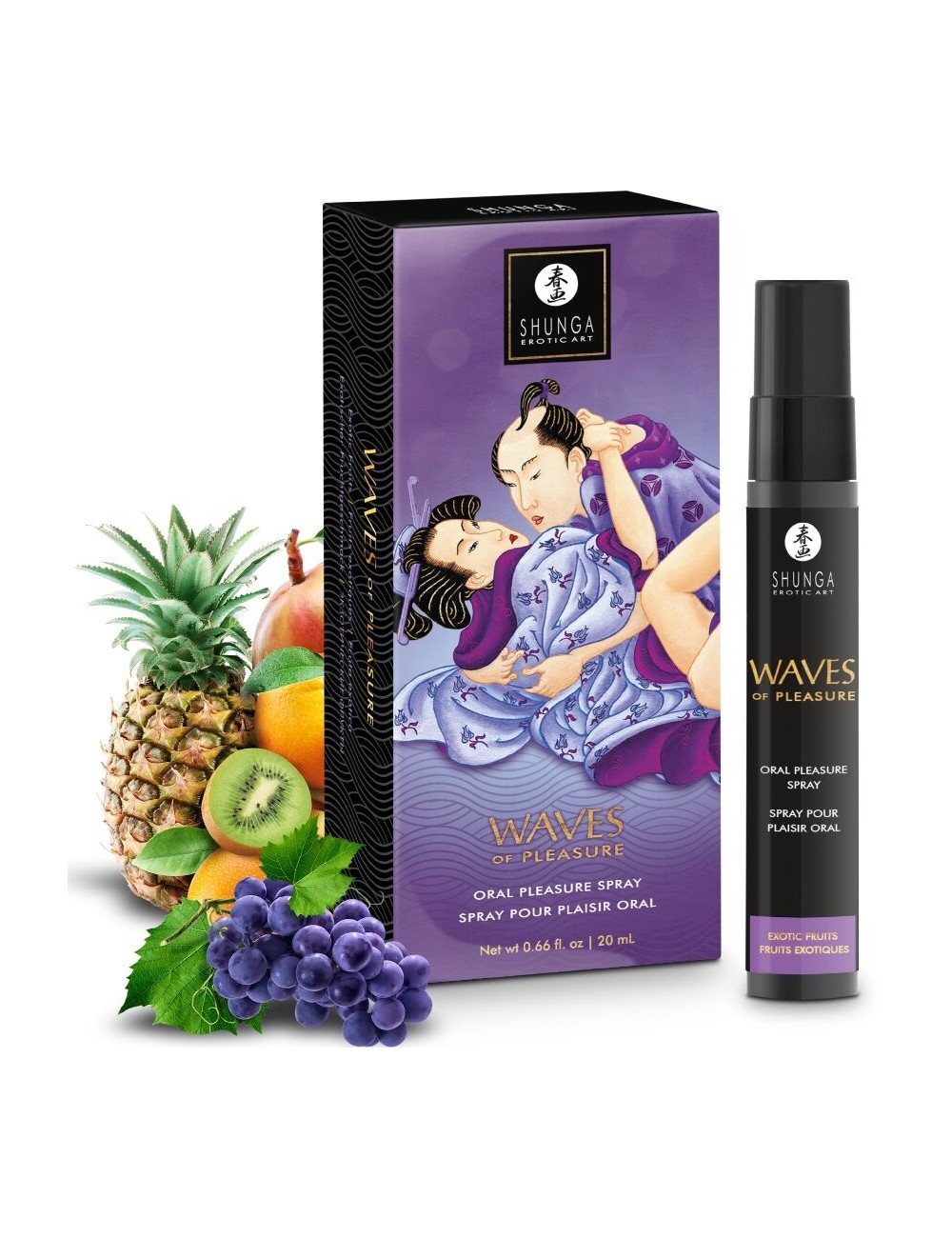 SHUNGA - WAVES PLEASURE SPRAY ORAL SEDUCTIVE EXOTIC FRUITS 20 ML