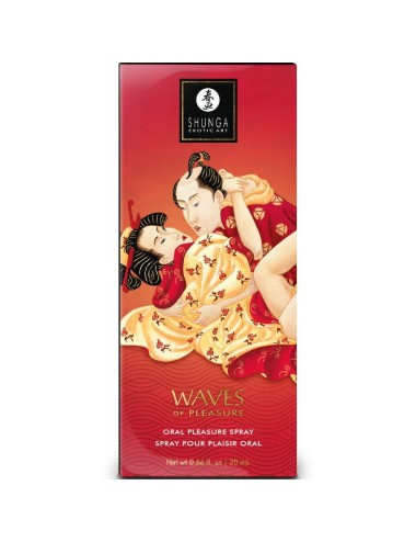 SHUNGA - WAVES PLEASURE SPRAY ORAL SEDUCTIVE STRAWBERRY 20 ML