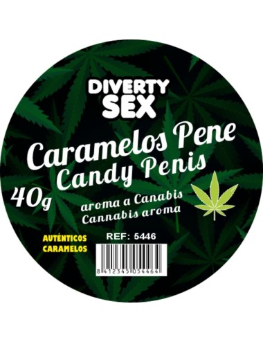 DIABLO GOLOSO - 20 PENIS CANDIES CANNABIS AROMA