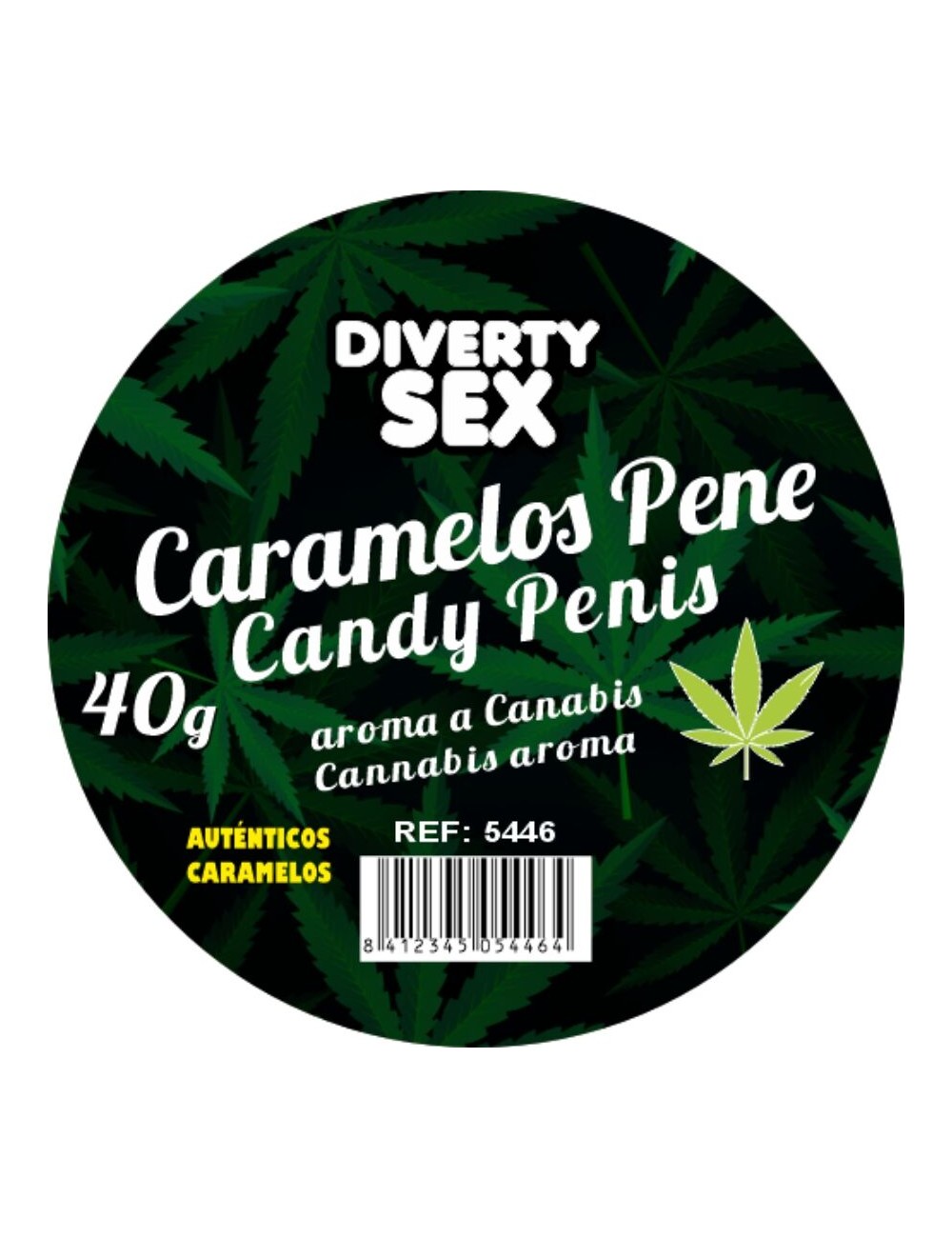 DIABLO GOLOSO - 20 PENIS CANDIES CANNABIS AROMA