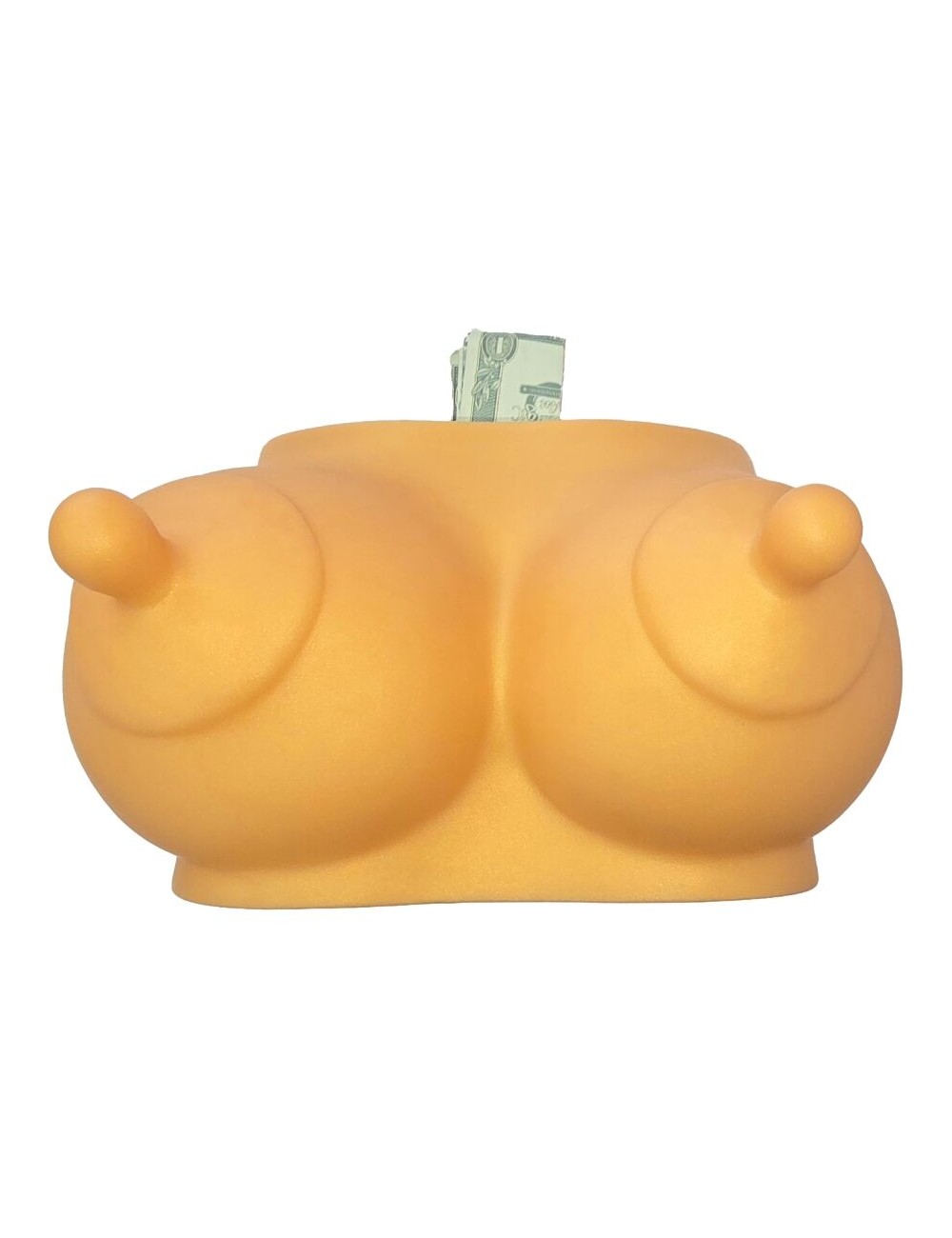 DIABLO PICANTE - PIGGY BANK IN THE SHAPE OF BOOBS GOLDEN TONE