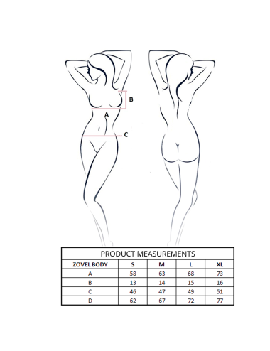 PASSION - ZOVEL BODY LIGHT PINK S/M