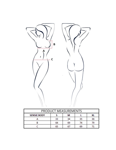 PASSION - SENSIE BODY BLACK S/M