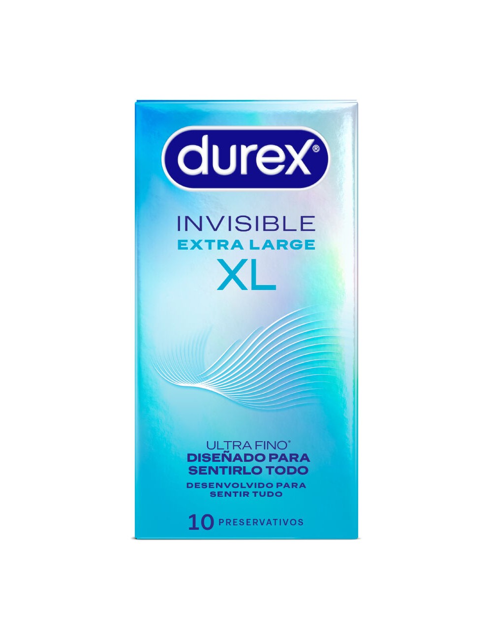 DUREX - INVISIBLE CONDOMS XL 10 UNITS