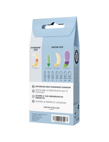 MISTER SIZE - TEST SET 3 DIFFERENT SIZED CONDOMS + MEASURING TAPE